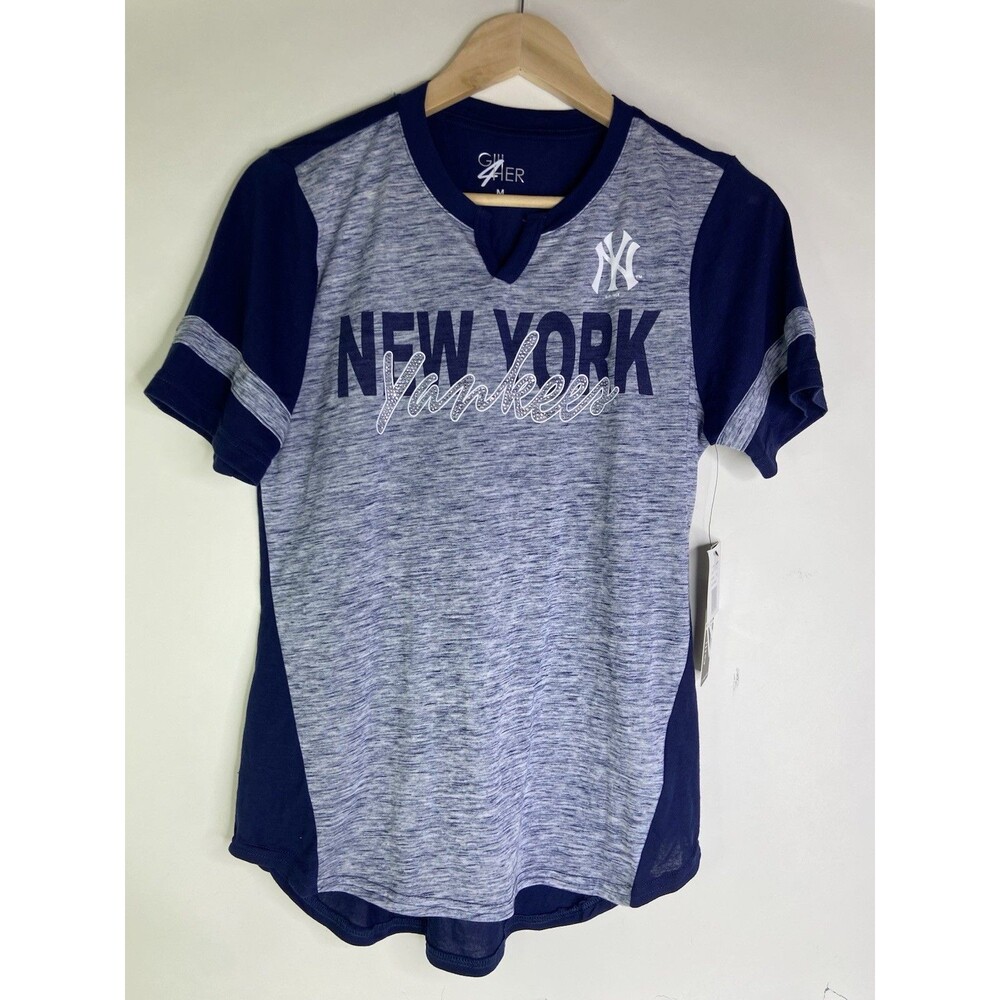 New York Yankees MLB Bling T-Shirt Top Women's Size M G-III 4Her by Carl Banks